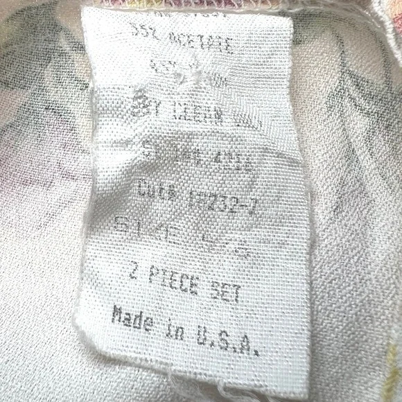 Vintage 90s Womens Size Large/XL Floral Maxi Dress Cottagecore Made in USA Boho - Picture 4 of 9